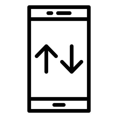 Mobil Veri Vektörü Simgesi Tasarım ResmiComment