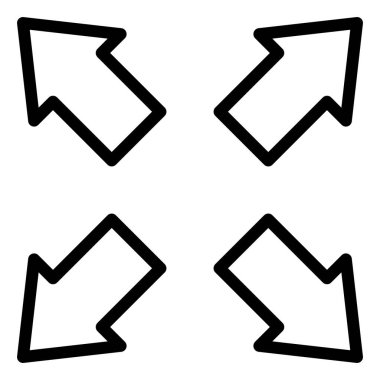 Vektör Simgesi Tasarım Resmini Genişlet