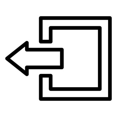 Vektör Simgesi Tasarım İllüstrasyonunu Çık