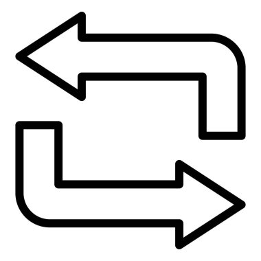 Vektör Simgesi Tasarım İllüstrasyonunu Tekrarla