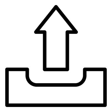 Vektör Simgesi Tasarım İllüstrasyonunu Yükle
