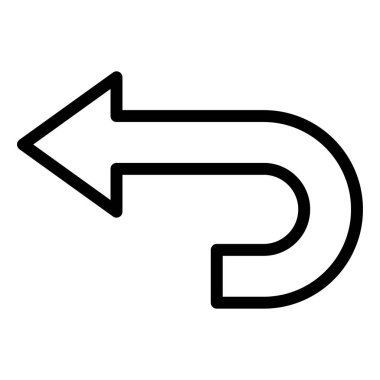 Geri Al Vektör Simgesi Tasarım İllüstrasyonu