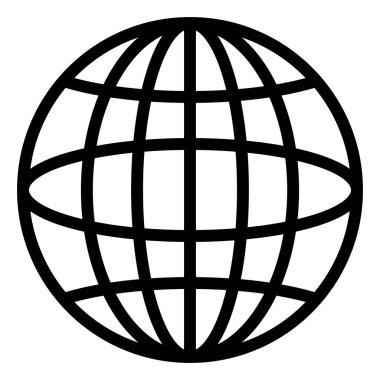 Küresel İletişim Vektörü Simge Tasarımı ResmiComment