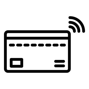 Ödeme Vektörü Simgesi Tasarım İllüstrasyonu