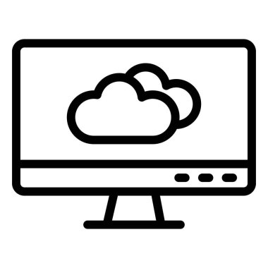 Tahmin Vektörü Simgesi Tasarım İllüstrasyonu