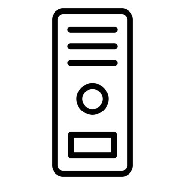 Bilgisayar dosyası Vektör Simgesi Tasarım İllüstrasyonu