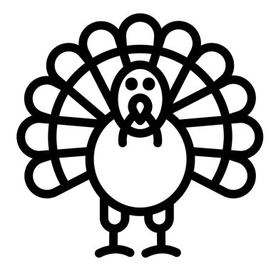 Türkiye Tavuk Vektörü Simgesi Tasarım İllüstrasyonu