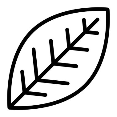 Yaprak Vektörü Simgesi Tasarım İllüstrasyonu