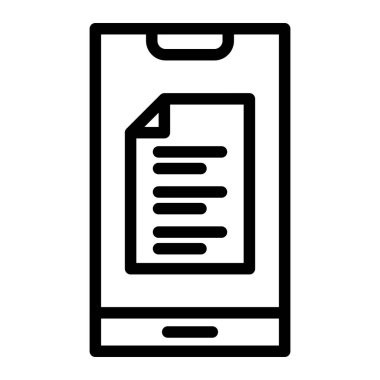 Not Vektörü Simgesi Tasarım İllüstrasyonu