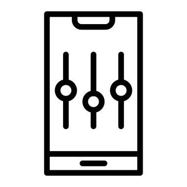 Denetleyici Vektör Simgesi Tasarım İllüstrasyonu