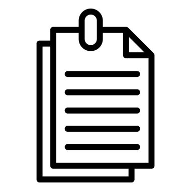 Yapışkan Not Vektör Simgesi Tasarım İllüstrasyonu