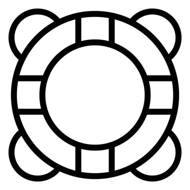 Cankurtaran Vektörü Simge Tasarımı Çizimi