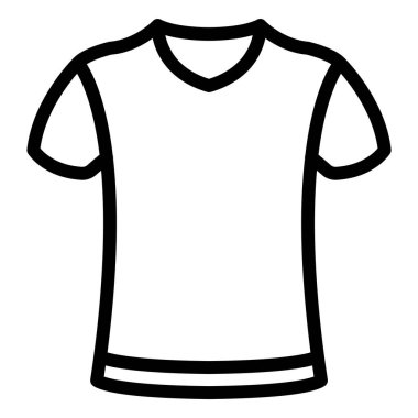 T-Shirt Vektör simgesi tasarımı illüstrasyonu