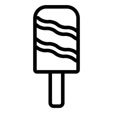 Buz Lokumu Vektör Simgesi Tasarım İllüstrasyonu