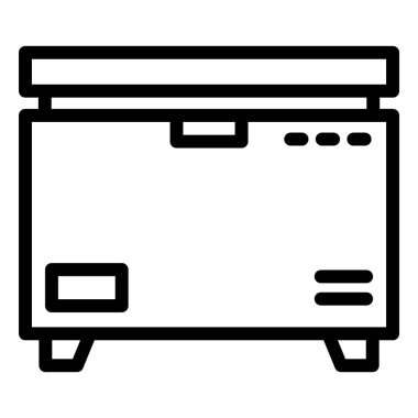 Dondurucu Vektör Simgesi Tasarım İllüstrasyonu