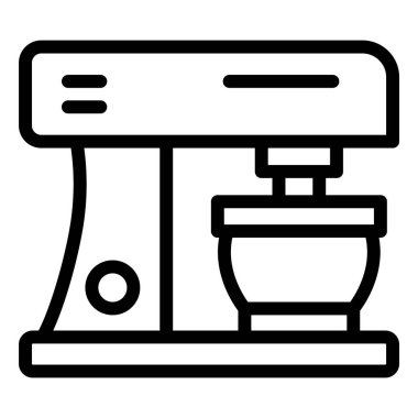 Karıştırıcı Vektör Simgesi Tasarım İllüstrasyonu