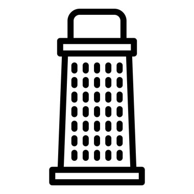 Grater Vektör Simgesi Tasarım İllüstrasyonu
