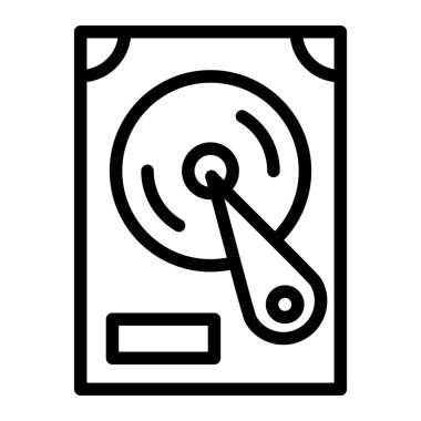 Hard Disk Vektör Simgesi Tasarım ResmiComment