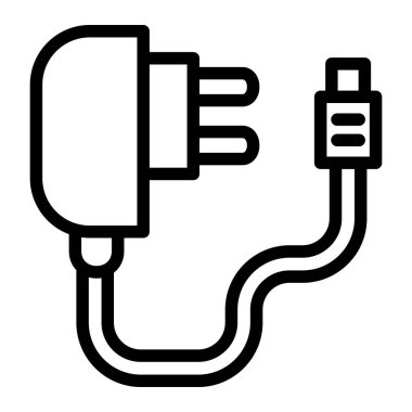 Aygıt Eklenti Vektörü Simgesi Tasarım İllüstrasyonu