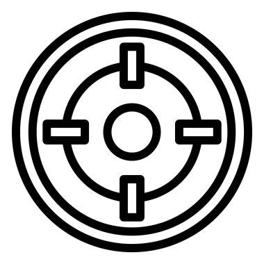 Hedef Vektör Simgesi Tasarım ResmiComment