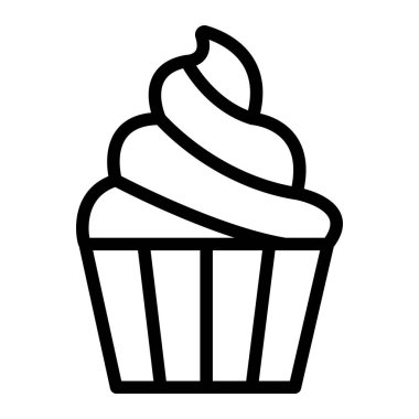 Cup Pasta Vektörü Simgesi Tasarımı