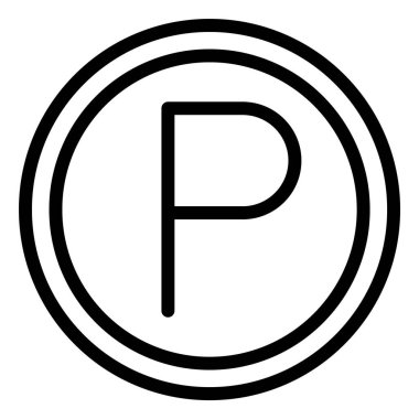 Park Vektörü Simgesi Tasarım İllüstrasyonu