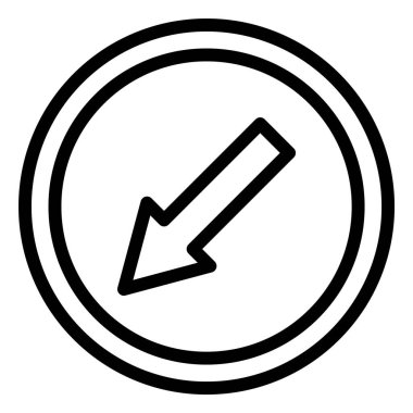 Sol Vektör Simgesi Tasarım Resmini Koru