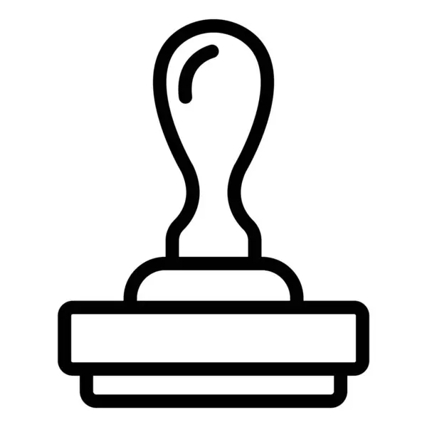 Lastik Damga Vektör Simgesi Tasarım İllüstrasyonu