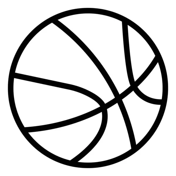 Basketbol Vektörü Simgesi Tasarım İllüstrasyonu