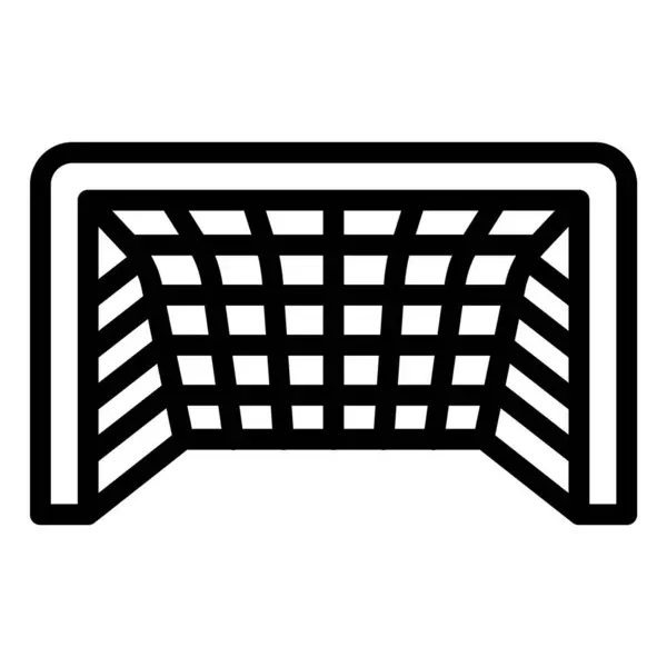 Futbol golü Vektör Simgesi Tasarım İllüstrasyonu