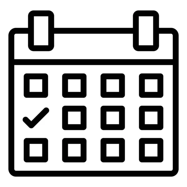 Takvim Vektörü Simgesi Tasarım İllüstrasyonu