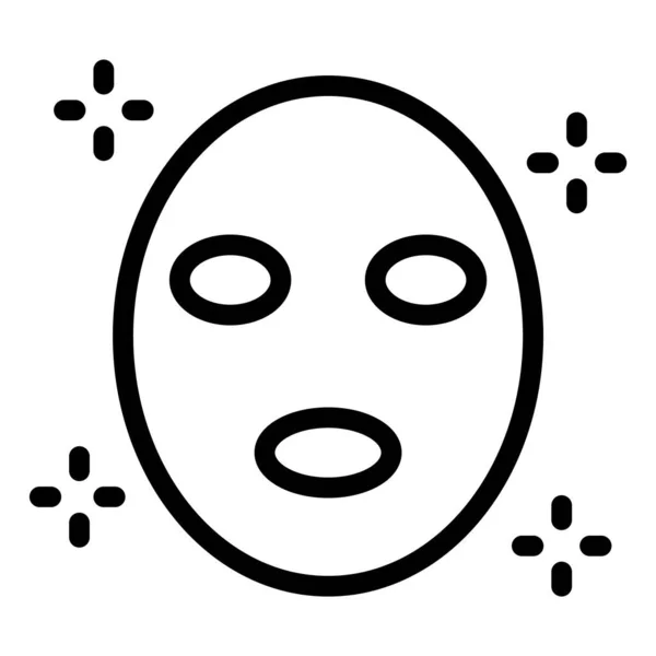 Yüz maskesi Vektör Simgesi Tasarım Çizimi
