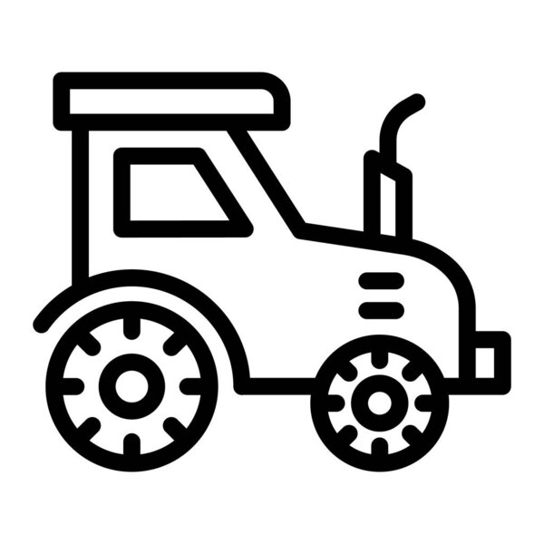 Tractor Vector Icon Design Illustration