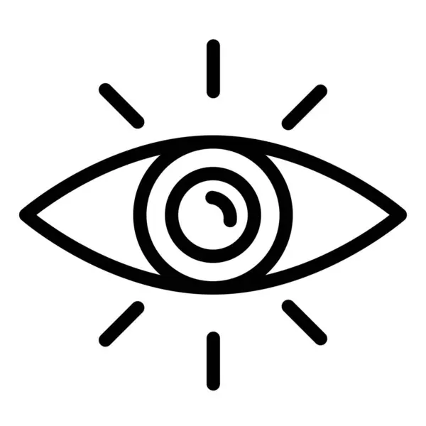 Eye Vector Icon Design Illustration — Stock Vector