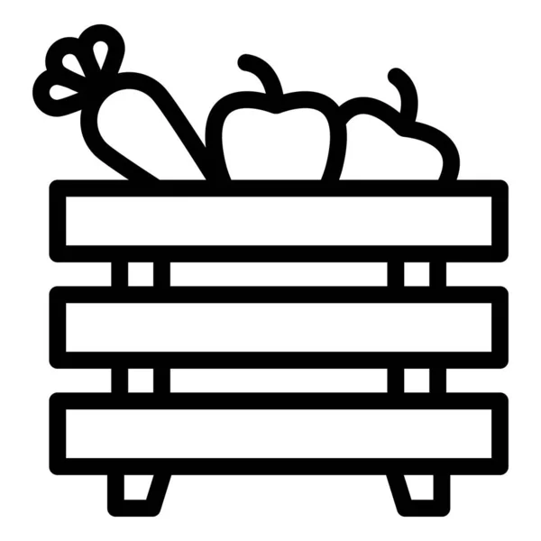 Meyve sepeti Vektör Simgesi Tasarım İllüstrasyonu