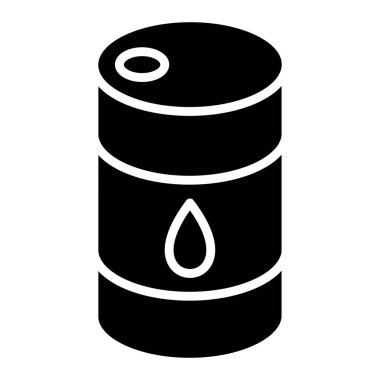 Gaz Vektörü Simgesi Tasarım İllüstrasyonu