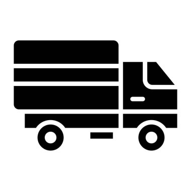 Kamyon Vektörü simgesi tasarımı illüstrasyonu