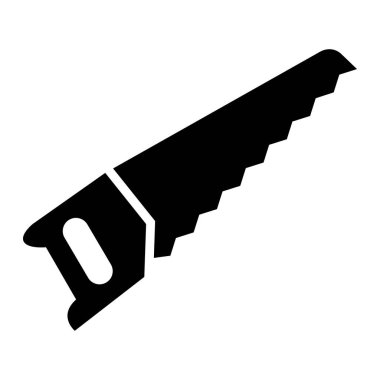 Saw Vektör Simgesi Tasarım İllüstrasyonu