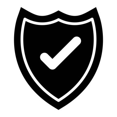 Güvenli Vektör Simgesi Tasarım İllüstrasyonu