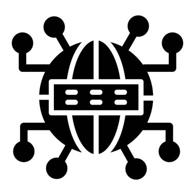 Alan Adı Vektörü Simgesi Tasarım İllüstrasyonu