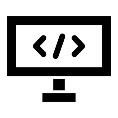 Hacklenmiş Vektör Simgesi Tasarım İllüstrasyonu