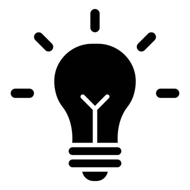 Fikir Vektörü Simgesi Tasarım İllüstrasyonu