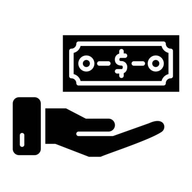 Rüşvet Vektörü Simgesi Tasarım İllüstrasyonu