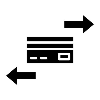 Aktarım Vektörü Simgesi Tasarım İllüstrasyonu