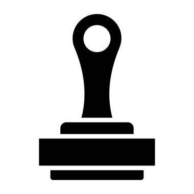 Pul Vektörü Simgesi Tasarım İllüstrasyonu