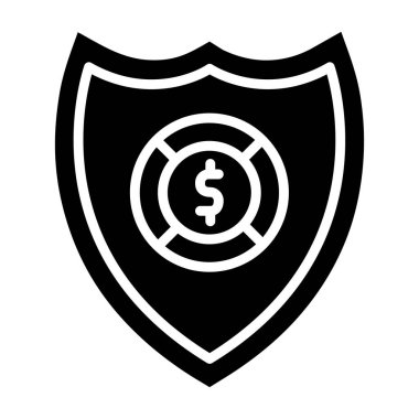 Kalkan Vektörü Simgesi Tasarım ResmiComment