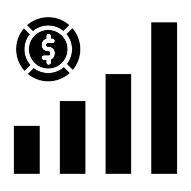 Ekonomi Vektörü Simgesi Tasarım İllüstrasyonu