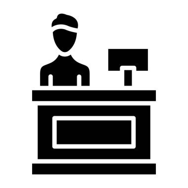 Masa Vektörü Simgesi Tasarım İllüstrasyonunu kontrol et