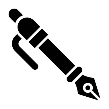 Kalem Vektörü Simgesi Tasarım İllüstrasyonu