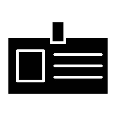 Öğrenci Kart Vektör Simgesi Tasarım İllüstrasyonu